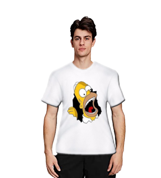 camiseta con persona