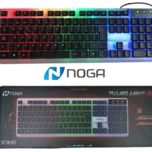 Teclado Office Gamer LED Retroiluminado Con Cable Usb NOGA NKB-T100