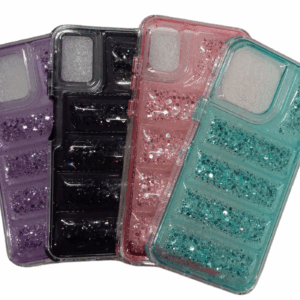 Funda Super Rígida Con Glitter Para IPhone 14 Pro Max